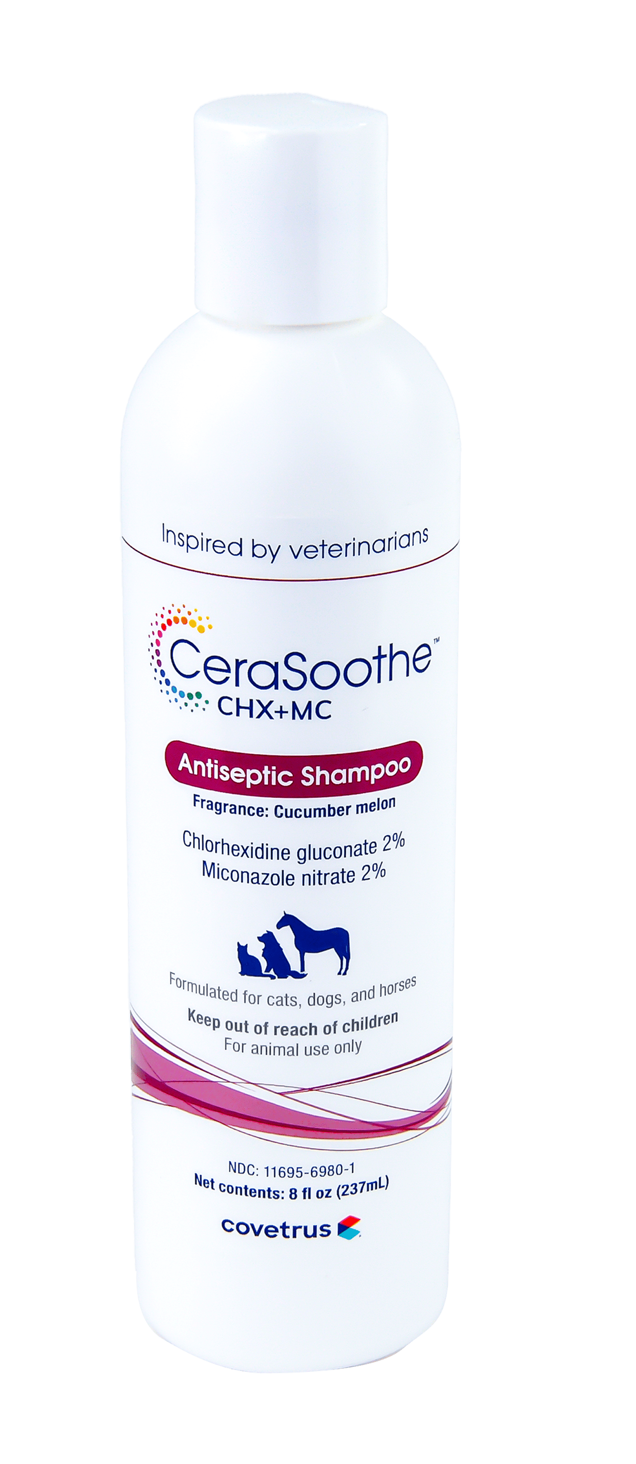 CeraSoothe® CHX+MC Antiseptic Shampoo 8oz