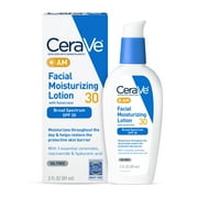 CeraVe AM Face Moisturizer with Broad Spectrum Protection, SPF 30,3 oz