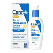 CeraVe AM Face Moisturizer with Broad Spectrum Protection, SPF 30,3 oz