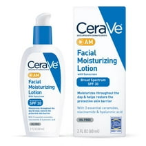 CeraVe AM Moisturizing Face Lotion with SPF 30 Sun Protection for Normal to Oily Skin, 2 fl oz