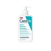 CeraVe Acne Face Wash, Acne Cleanser with Salicylic Acid and Purifying Clay for Oily Skin, 12 fl oz