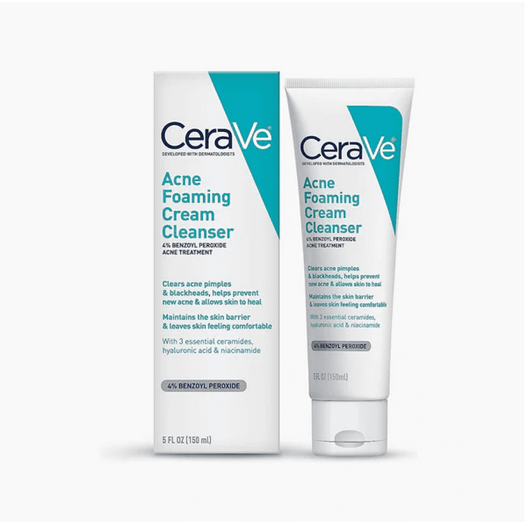 Cerave foaming facial cleanser cheap acne