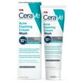 thumbnail image 1 of CeraVe Acne Foaming Cream Wash with 10% Benzoyl Peroxide for Face & Body, 5 oz, 1 of 11