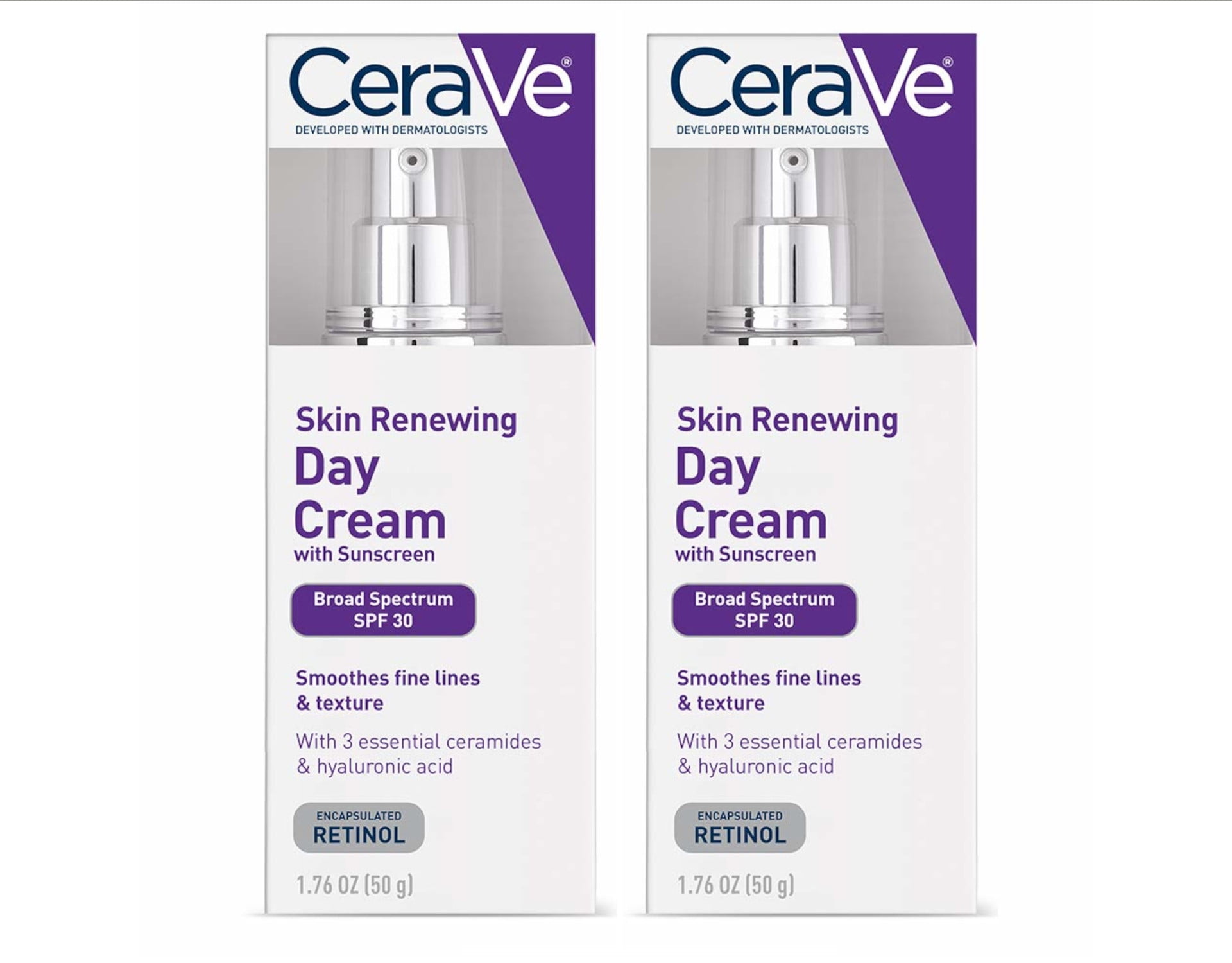 CeraVe Anti Aging Face Cream SPF 30 Skin Renewing Day Cream with Retinol