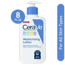 CeraVe Baby Lotion, Lightweight Moisturizer for Sensitive Skin & Eczema Prone, 8 oz