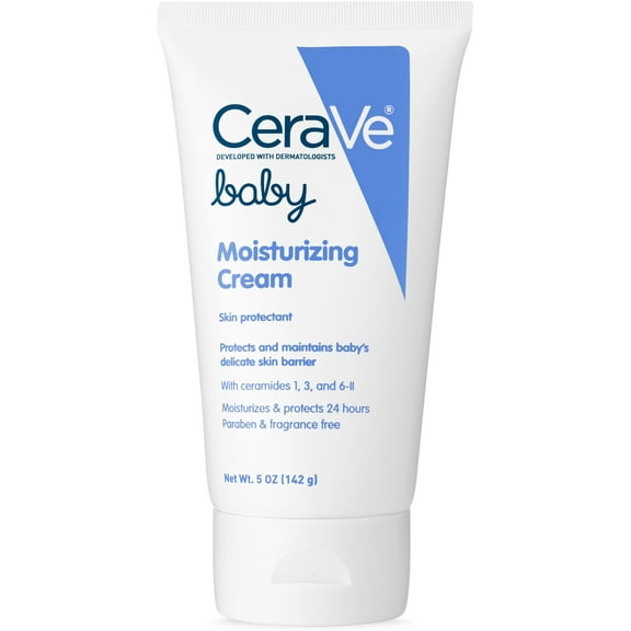 CeraVe Baby Moisturizing Cream, 5 oz (Pack of 3)