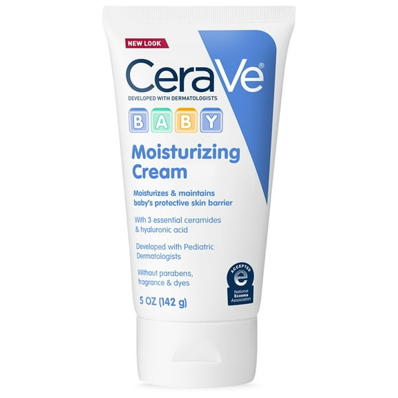CeraVe Baby Moisturizing Cream, Gentle Hydrating Moisturizer for Baby and Toddler, 5 oz