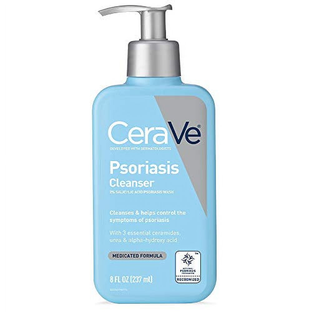 CeraVe Cleanser for Psoriasis Treatment With Salicylic Acid for Dry