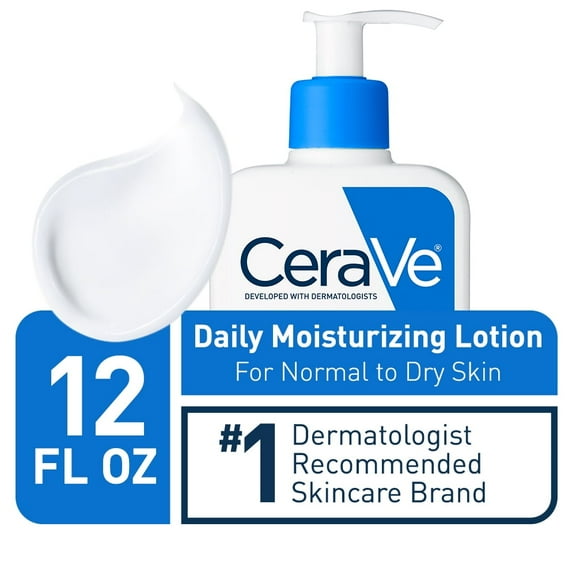 CeraVe Daily Moisturizing Lotion for Normal to Dry Skin, 12 oz