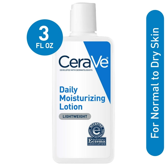 CeraVe Daily Moisturizing Lotion for Normal to Dry Skin, 3 fl oz ...