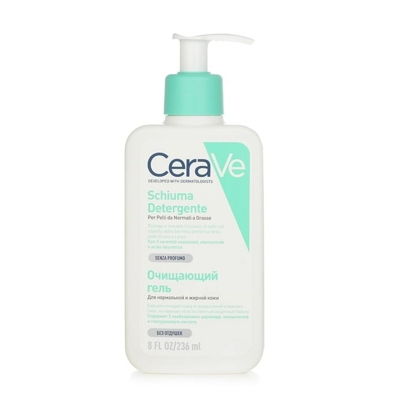 CeraVe Foaming Cleanser For Normal to Oily Skin 236ml 8oz