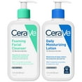 thumbnail image 1 of CeraVe Foaming Face Wash + Daily Moisturizing Lotion Bundle, 12 oz, 1 of 4