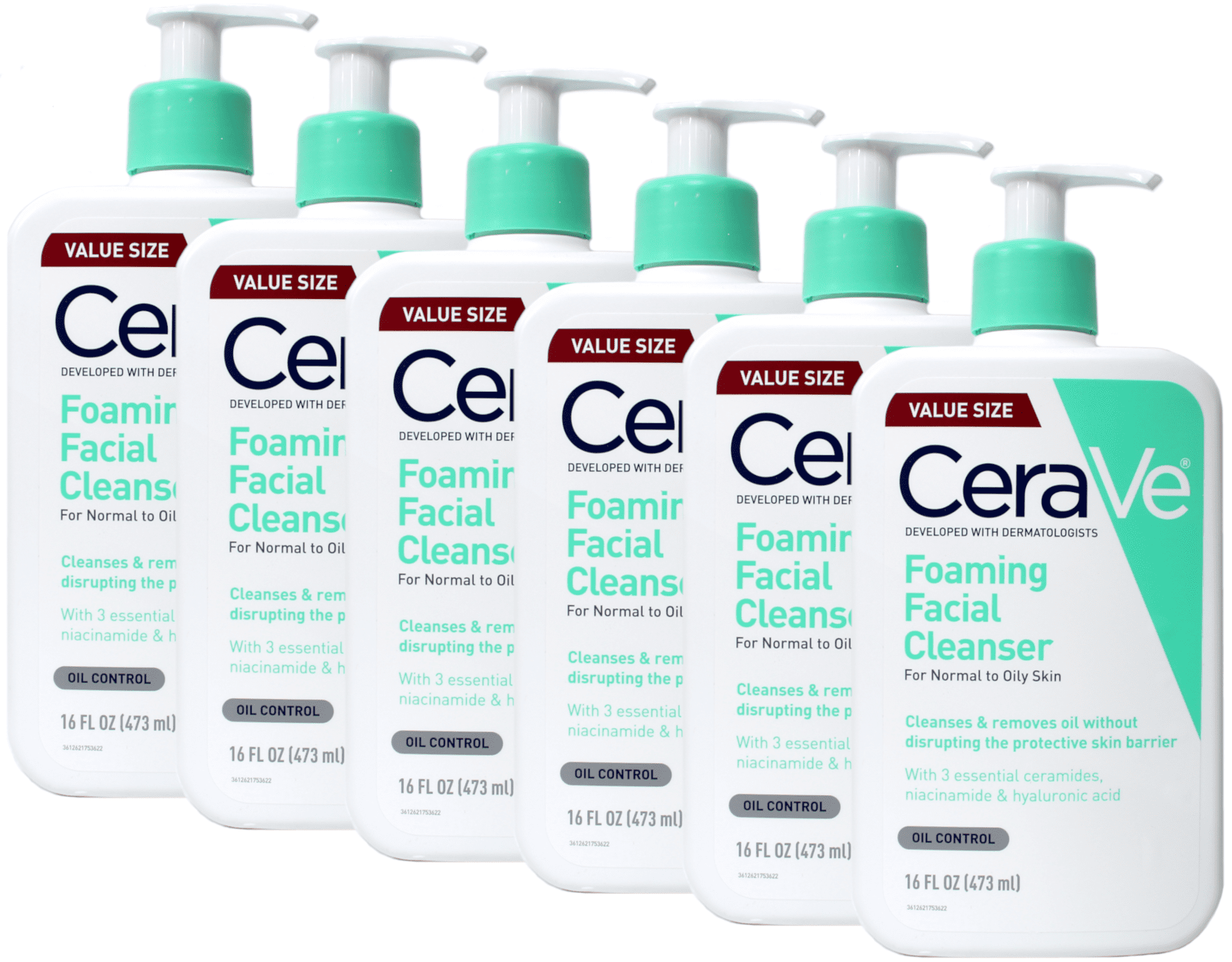 CeraVe Foaming Facial Cleanser, 16 Ounce