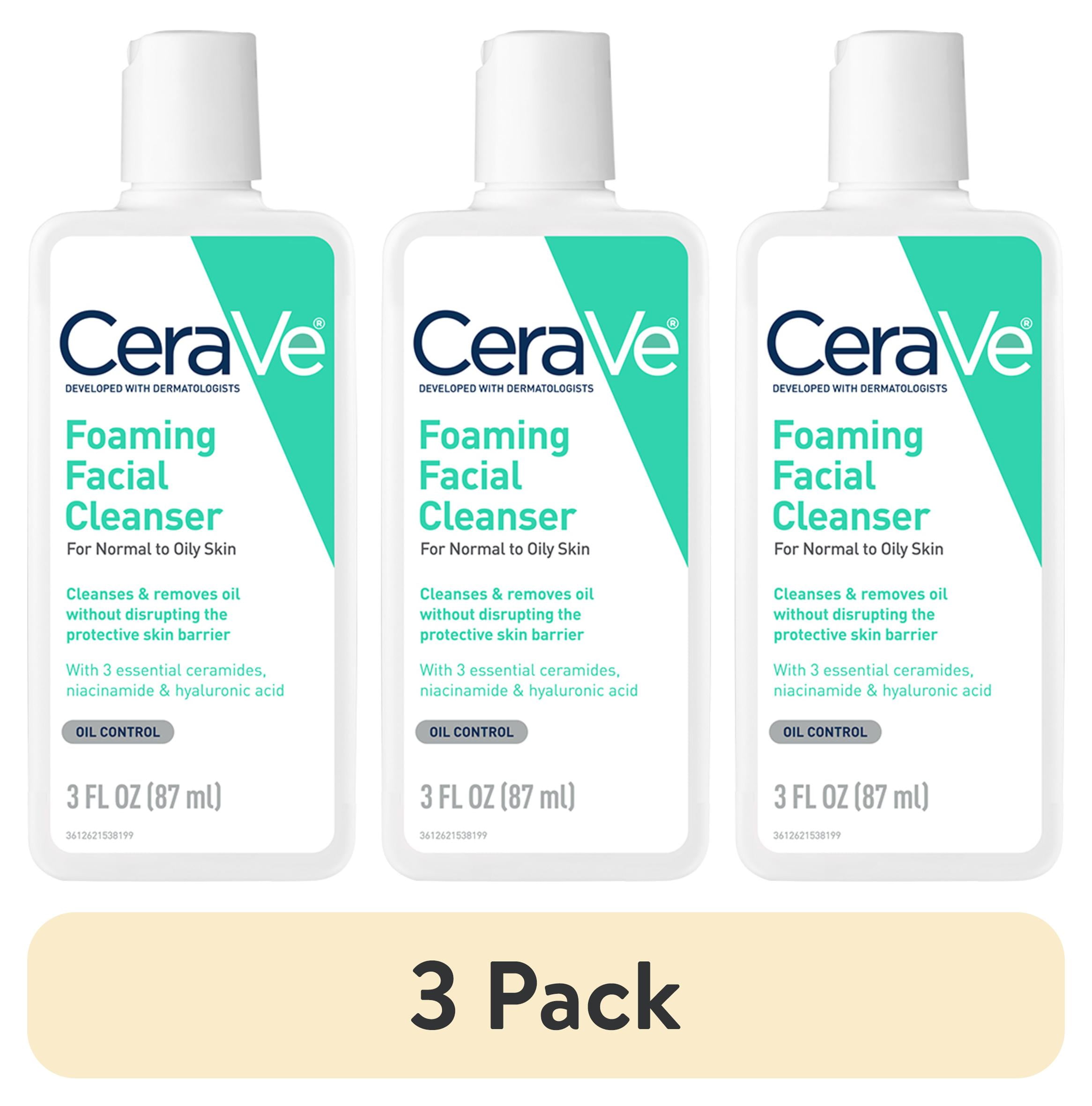 Comprar CeraVe Foaming Facial Cleanser, Daily Face Wash for Oily Skin with  Hyaluronic Acid, Ceramides, and Niacinamide, Fragrance Free Paraben Free, 12 Fluid Ounce en USA desde República Dominicana