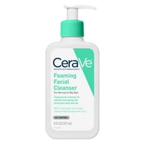 CeraVe Foaming Facial Cleanser, Daily Face Wash for Normal to Oily Skin, 8 fl oz.