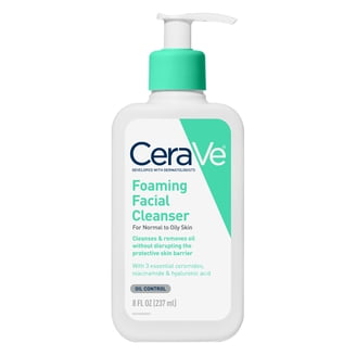 CeraVe Foaming Facial Cleanser for Oily Skin, Daily Face Wash with
