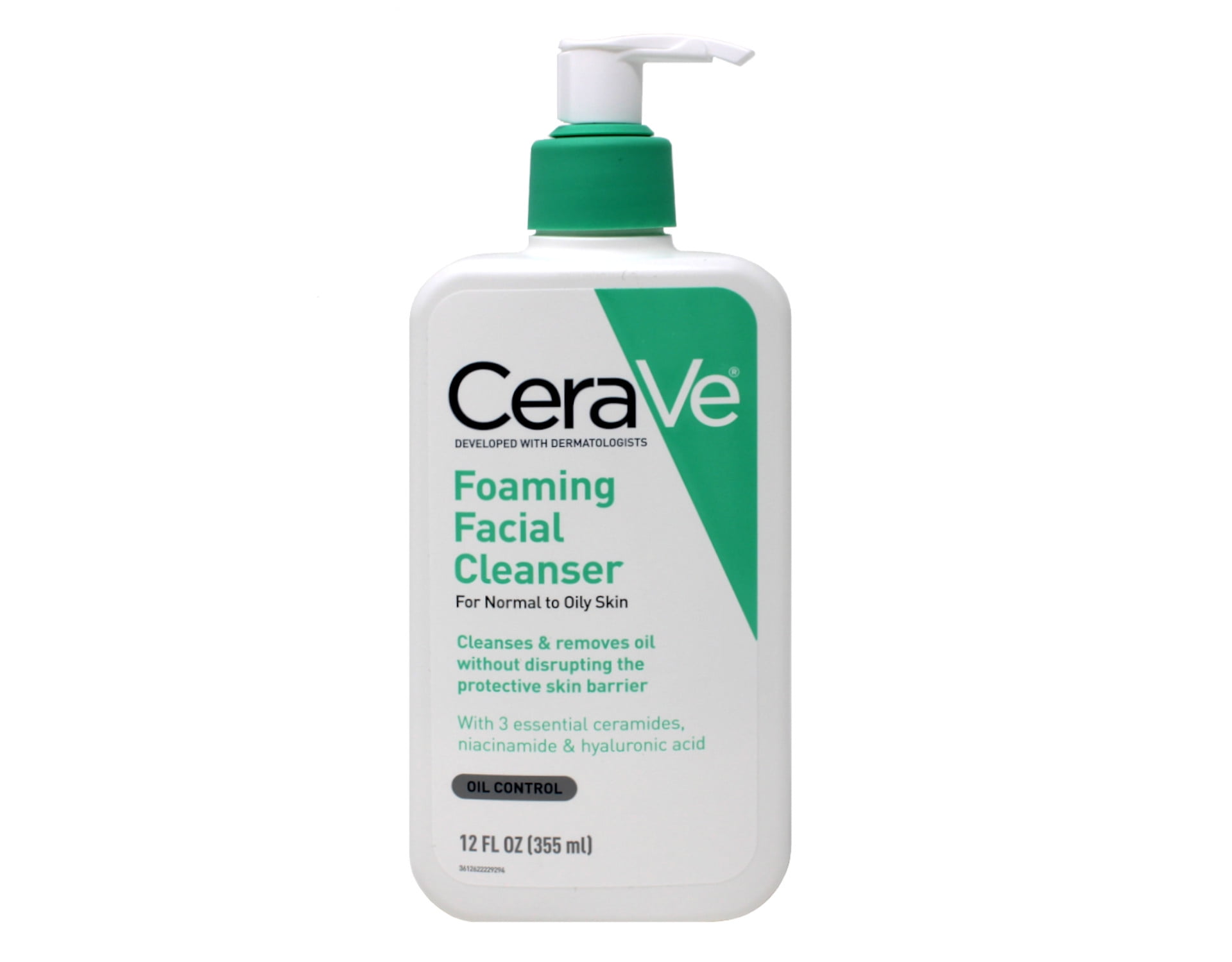 CeraVe Foaming Facial Cleanser Daily Face Washing Normal to Oily Skin ...