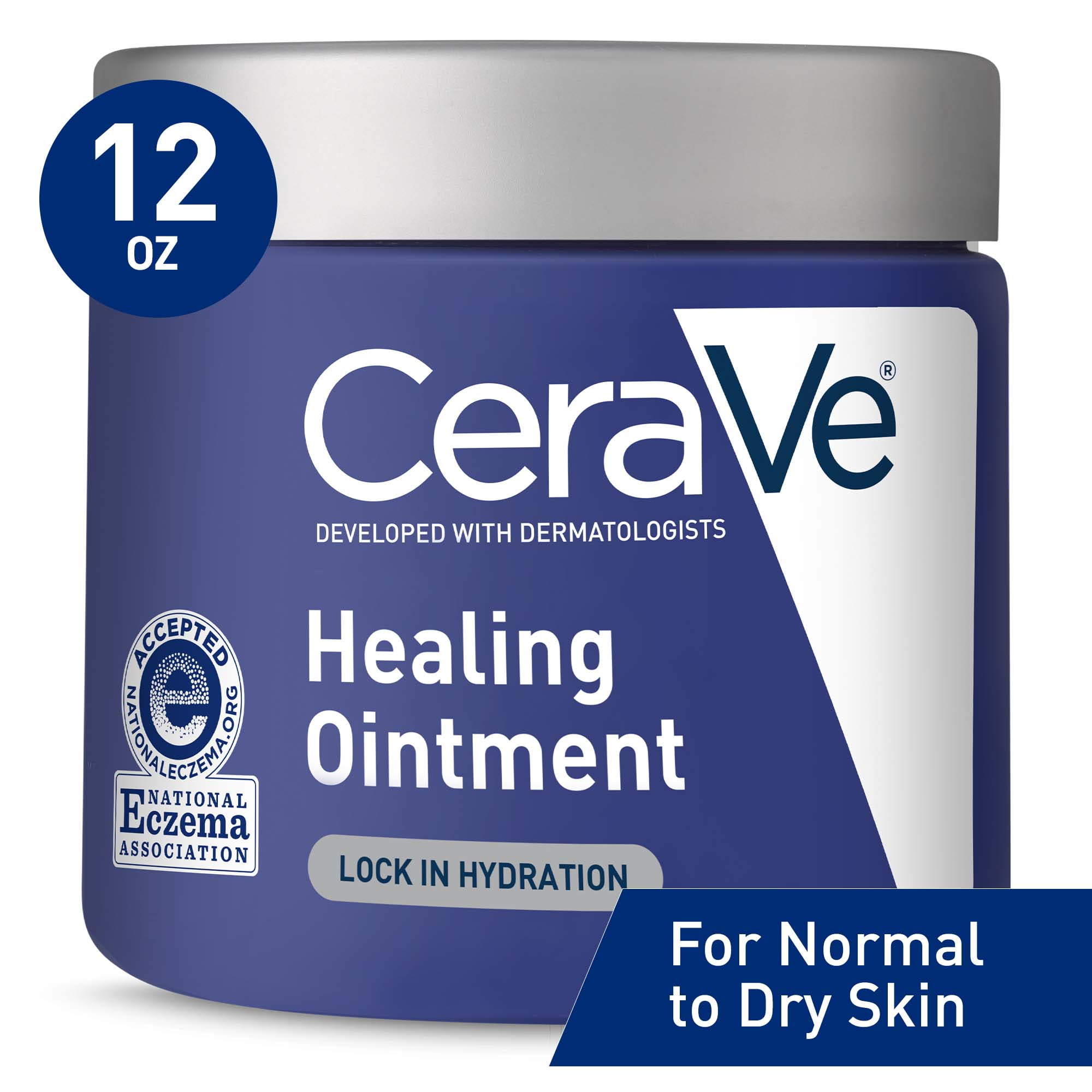 CeraVe Healing Ointment, Protects And Soothes Cracked Skin,12 Oz ...