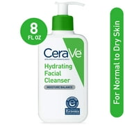 CeraVe Hydrating Facial Cleanser, Daily Face Wash for Normal to Dry Skin, 8 fl oz.
