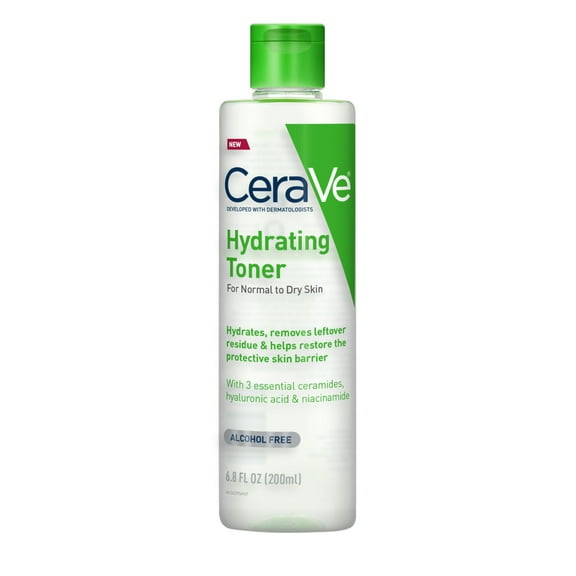 PR CeraVe Hydrating Facial Toner, Alcohol Free Toner for Normal to Dry Skin 6.8 fl oz