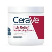 CeraVe Itch Relief Moisturizing Cream Body Lotion, Steroid-Free Treatment for Dry & Itchy Skin 16 oz