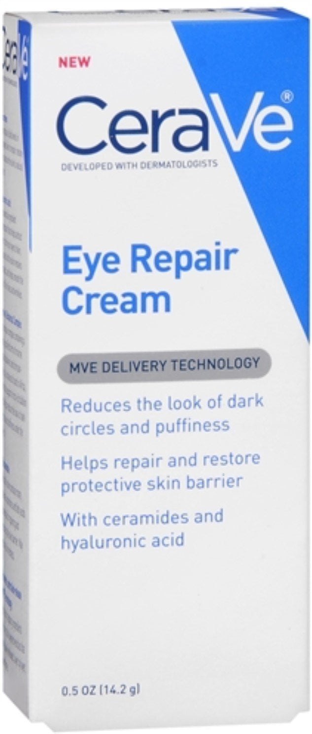 Cerave eye products for puffiness Cerave Moisturizing Cream CeraVe Eye Repair Cream 3-Pack - For Dark Circles Puffiness, 0 5oz Tubes With Niacinamide Hyaluronic Acid Eucerin Radiant Tone Eye Cream