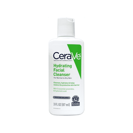 CeraVe Moisture Balance Facial Cleanser, 3 fl oz
