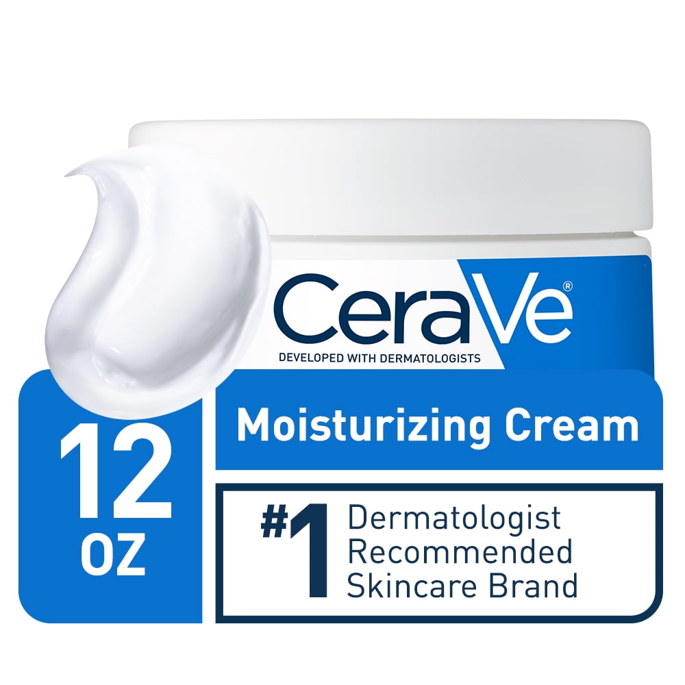 CeraVe Moisturizing Cream, Face and Body Moisturizer, 12 oz
