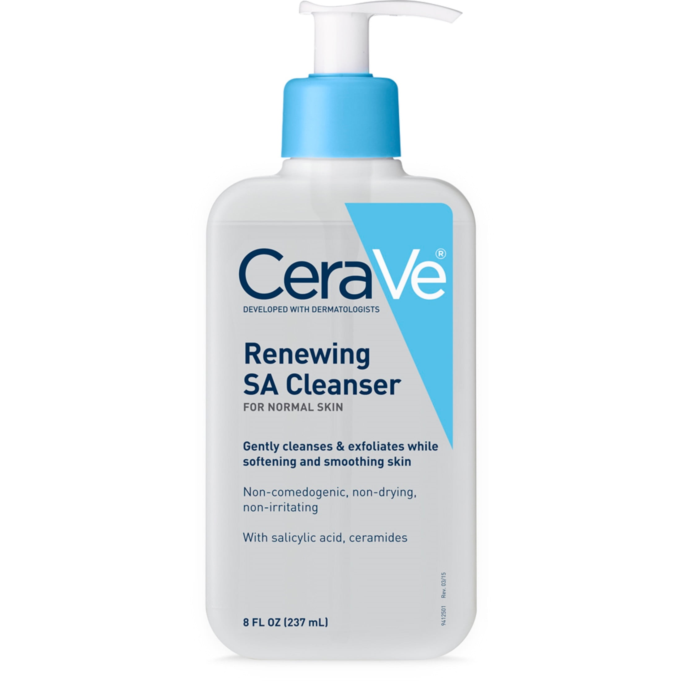 CeraVe Renewing SA Cleanser with Hyaluronic Acid for Normal Skin - 8 fl oz