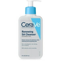 CeraVe Renewing SA Cleanser, Salicylic Acid Foaming Gel Face Wash For Smooth Skin, 8 fl oz
