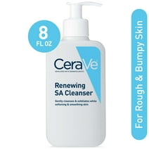 CeraVe Renewing SA Cleanser, Salicylic Acid Foaming Gel Face Wash For Smooth Skin, 8 fl oz