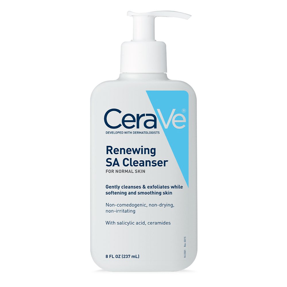CeraVe Renewing SA Face Cleanser for Normal Skin, 8 oz. - image 1 of 8
