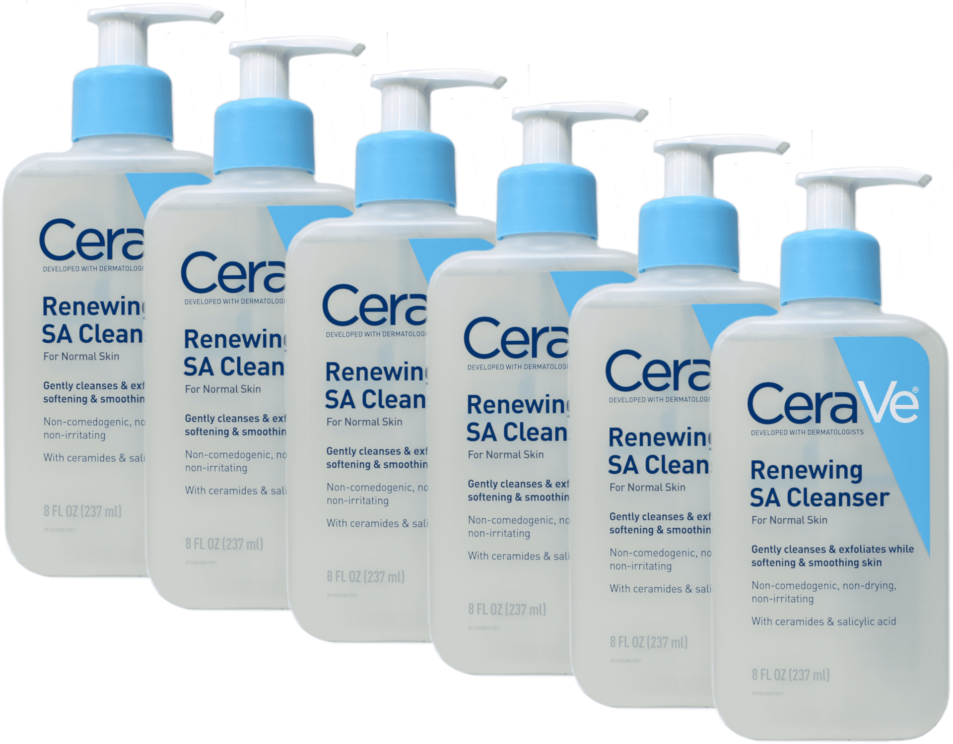 CeraVe Renewing SA Face Cleanser for Normal Skin with Salicylic