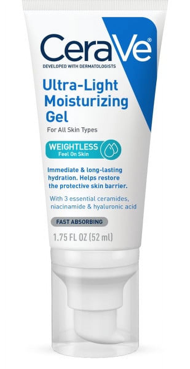 ITK Prebiotic Gel Moisturizer with Niacinamide + Squalane for AcneProne, Oily Skin, 2 oz