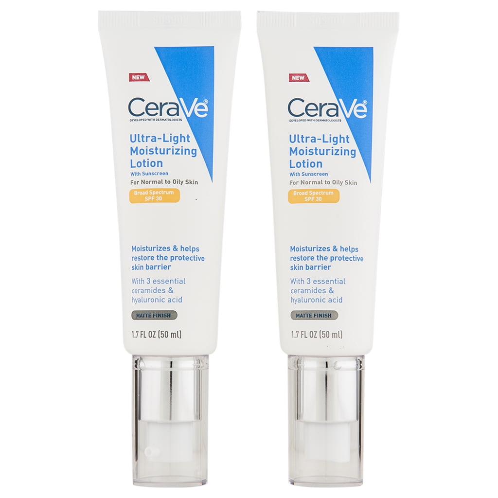 CeraVe UltraLight Moisturizing Lotion SPF 30 2 Ct 1.7 oz