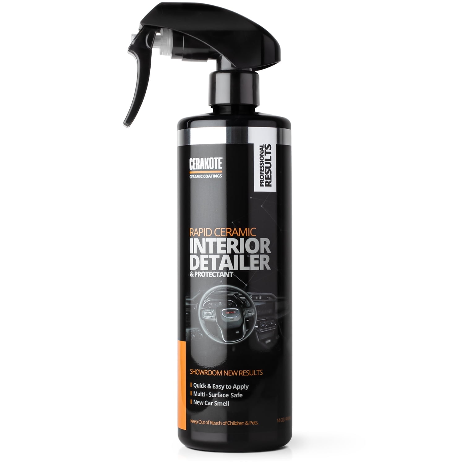 Cerakote Rapid Ceramic Interior Detailer (14 fl oz.)  Quick and Easy  Multi-Surface Safe  Dry to the Touch