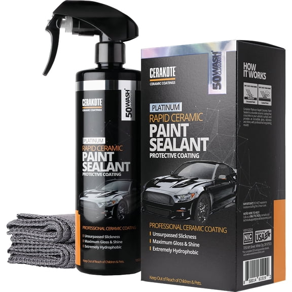 Cerakote Rapid Ceramic Paint Sealant Protective Coating - Pack of 8