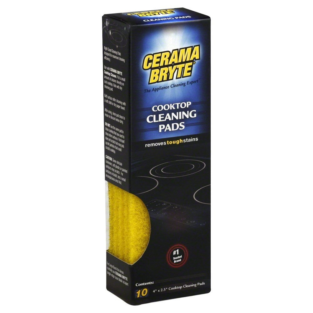 Cerama Bryte 1 x 10 Pack Cleaning Pads Cooktop and Stove Top Cleaner