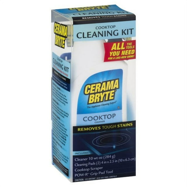 Cerama Bryte Ceramic Cooktop Cleaning & Polish Kit for Stove Top