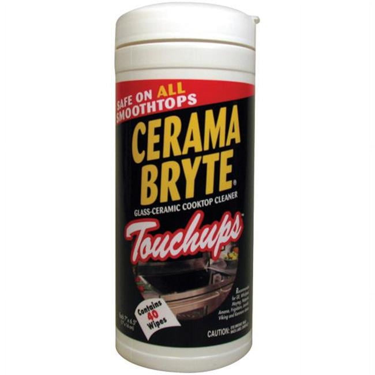 Cerama bryte 48635 Stainless Steel Cleaning Wipes 35 ct Ready To