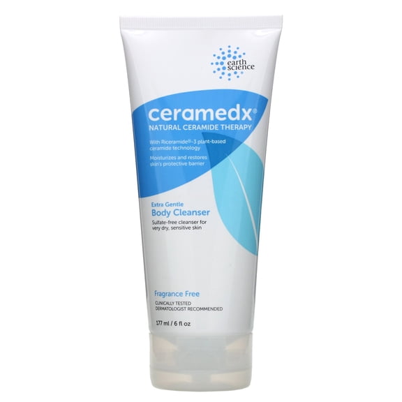 Ceramedx Extra Gentle Body Cleanser, Fragrance Free, 6 fl oz (177 ml)