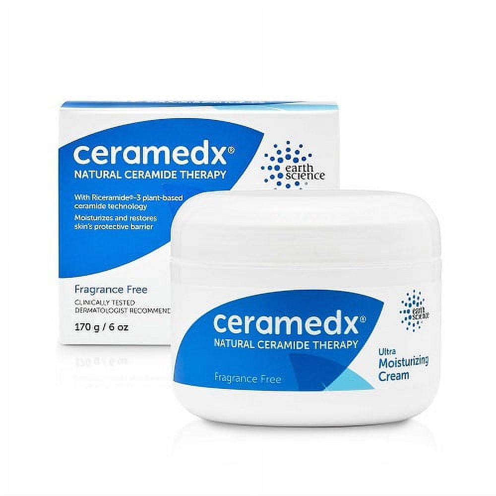 Ceramedx Natural Ceramide Therapy Ultra Moisturizing Cream, 6 Oz, 2 Pack