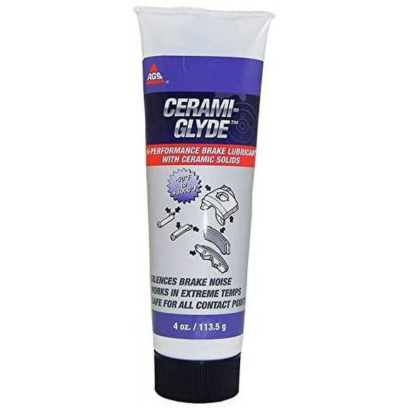 Cerami-Glyde Silicone Brake Lubricant, Tube, 4 oz
