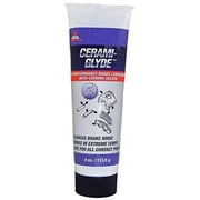 Cerami-Glyde Silicone Brake Lubricant, Tube, 4 oz