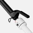 thumbnail image 1 of Ceramic 1 Inch Curling Iron, Curling Wand For Bouncy Curls, Black/White, 1 of 5