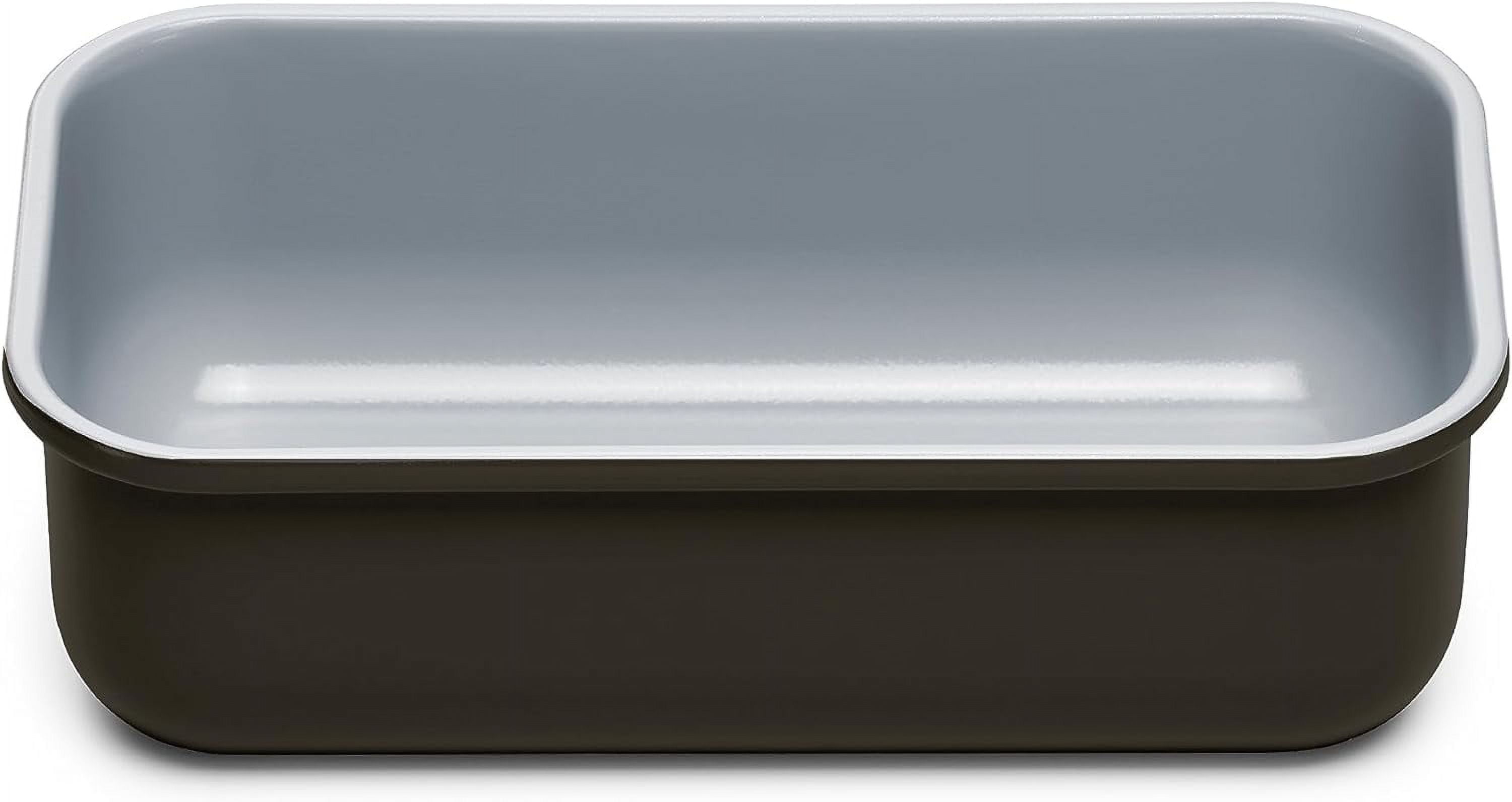 Black Ceramic Non-Toxic 1 lb Loaf Pan
