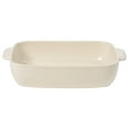 thumbnail image 1 of Ceramic 16" x 10.5" Rectangular Baker - Pacifica Collection, Vanilla | Oven & Dishwasher Safe Bakeware | Food Safe Glazing | Restaurant Quality Dinnerware, 1 of 2