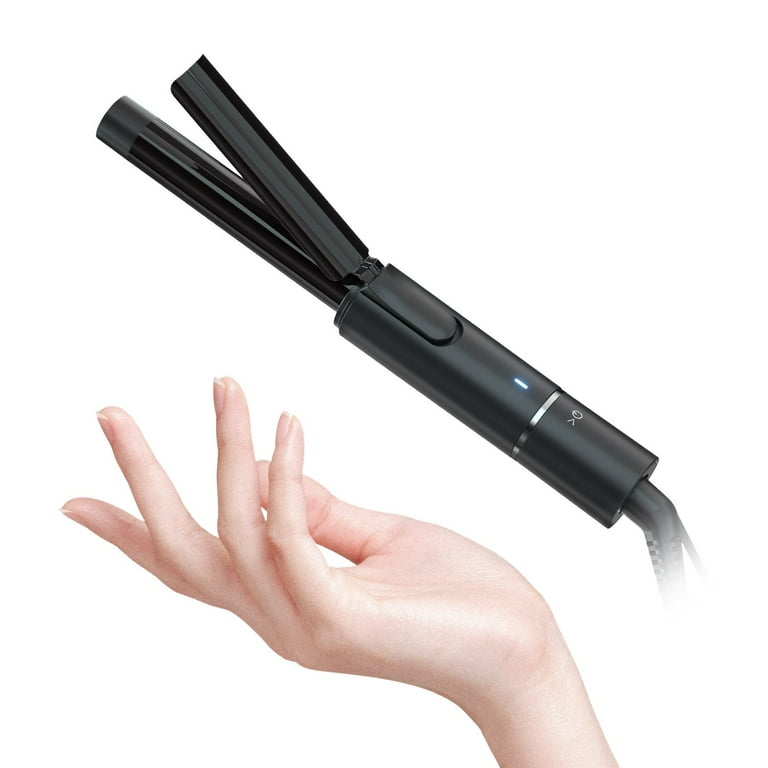 Ceramic 3 4 Inch Mini Curling Iron for Short Hair Small Hair Curler Iron for Travel Dual Voltage Curling Wand for Worldwide Trip Black
