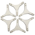 thumbnail image 1 of Ceramic 6-Point Star Stilt - Measures 4-1/2" Between Outside Pins - CONE 03 (Pkg/6), 1 of 5
