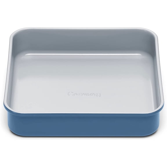 Ceramic 9” Square Pan - Naturally Slick Ceramic Coating - Non-Toxic, & - Perfect for Brownies, Lemon Bars, Cakes, & More - Slate